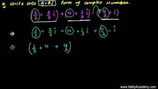 Learn to Write Standard Complex Number - CBSE 11th Class Math