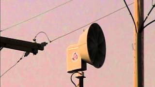 ASC T-128 Tornado Siren Test Bourbon, IN 7-2-12