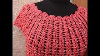 Кофточка Солнечный лучик  крючком. 2 часть.