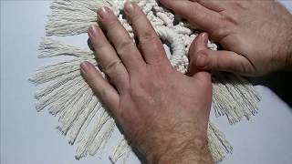 How to make a macrame napkin// как сплести макраме для начинающих// как связать // ВИДЕО №1?❤️❤️