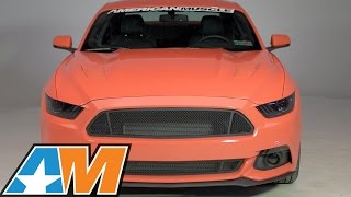 2015-2017 Mustang Modern Billet 3-Window Black Mesh Grille Review & Install