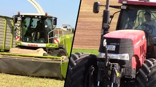 GPS Ernte 2k15 | Claas Jaguar 950 | 2x JD & Case Puma in Action