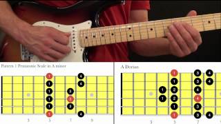 Santana Style Guitar Lesson - Dorian Mode, Pentatonic And More.