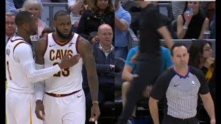 LeBron James gets ejected for the first time in his career vs Miami Heat!