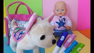 Распаковка собачки #ЧиЧиЛав с сумочкой / Chi Chi Love Чихуахуа и Эмили