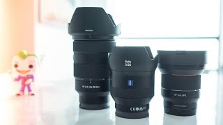 Best Lenses for Sony Alpha a7riii Camera!