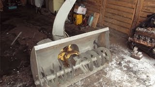 Обзор снегоочистительного ротора.