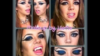QUEEN OF THE DAMNED AALIYAH/ AKASHA HALLOWEEN MAKEUP