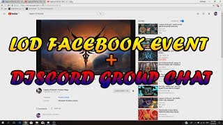 LEGACY OF DISCORD - LOD FB EVENT + DISCORD GROUP CHAT