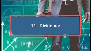 11   Dividende