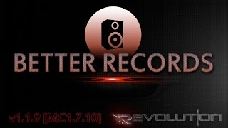Гайд для мода Better Records v1.1.9 [MC 1.7.10]