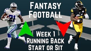 Fantasy Football - Week 1 Running Back Start or Sit