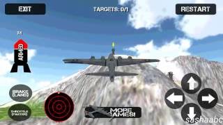 flight sim 3D army plane обзор игры андроид game rewiew android