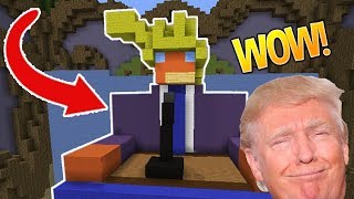 LEGENDARY DONALD TRUMP! (Minecraft Build Battle)