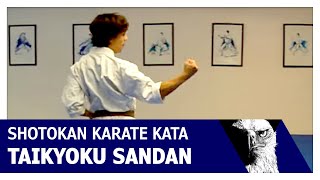 Taikyoku Sandan Shotokan Karate Kata