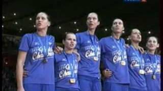 Гимн России на чемпионате мира по волейболу.