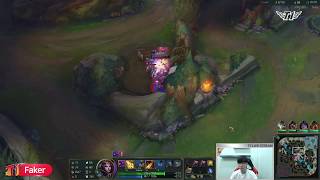 이제 미드 베인을 하네?? 누구는 미드 가렌 하던데... [Faker's Full]