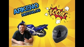 Arkeno Motovlog #29 - Szafa - ???️⛑️Opinia o kasku MTR S811,czy warto oszczędzić.