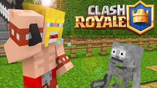 Steve VS Herobrine : Fighting Clash Royale  - Minecraft animation