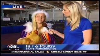 KSTC Joins Poultry Prince and Princess in the Poultry Barn