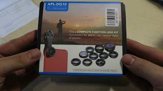 Распаковка объективов Apexel для телефона/планшета APL-DG10 из Rozetka.com.ua