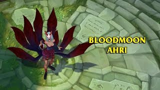 Bloodmoon Ahri LoL Custom Skin ShowCase