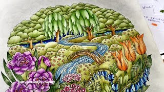 BOTANICUM by Maria Trolle - prismacolor pencils - color along