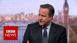 Cameron warns leaving EU is a 'step into the dark' - BBC News