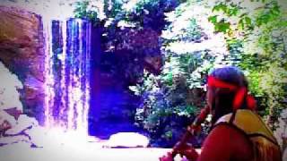 waterfall dream flute with birds singing