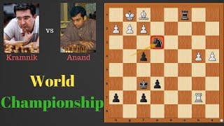Anand's Brilliant Victory with awesome Knight Trick : World Chess Championship against Kramnik