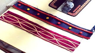 Beautiful Salwar Poncha/Mohri Designs in Easy Way || Designer Poncha Pattern for Patiala Salwar