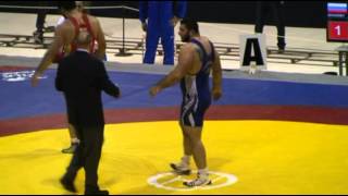 ЧЕ-2014 Алан Хугаев -  Давид Модзманишвили (Грузия) 125 кг.