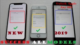 iCloud Unlock 2019✔️Remove/Bypass iCloud Activation Lock✔️All Models iPhone Any iOS 1000% Working✔️
