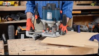 Utiliser une défonceuse - Tuto bricolage avec Robert pour le travail du bois à la défonceuse