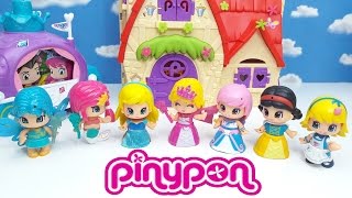 PINYPON PRINCIPESSE, italiano, giochi per bambine, 7 principesse da intercambiare tra loro!