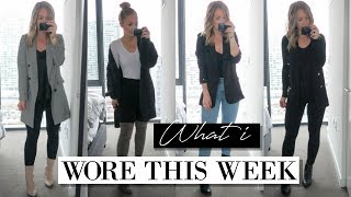 What I Wore This Week - Fall Outfits ft. Boohoo