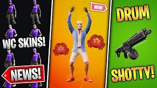 LEAKED Crab Rave Emote, Drum Shotgun Soon, World Cup Skins, New Event Propaganda! (Fortnite News)