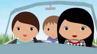 Man farts in a car with his mother in law