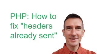 How to fix the "headers already sent" error: omit the closing tag in pure PHP scripts
