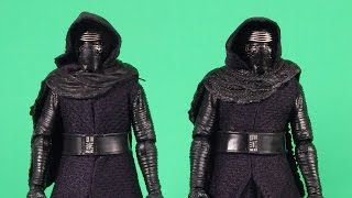 Star Wars Black Series Kylo Ren Comparison Wave 1 and 3 The Force Awakens