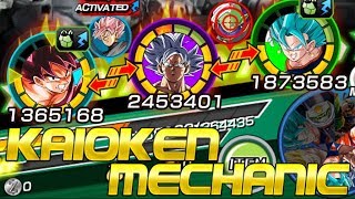 KAIOKEN MECHANIC ATTACK SHOWCASE (Kaioken Goku / UI Goku / Vegito Blue) Dragon Ball Z Dokkan Battle