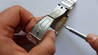 Uhr batterie wechseln ohne Werkzeug (Replace Watch battery without tools)