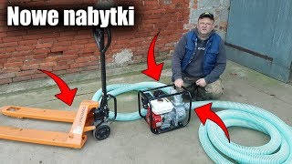 Nowe Nabytki Na Gospodarstwie ☆Wózek Paletowy | Pompa Spalinowa ☆Vlog z Podwórka
