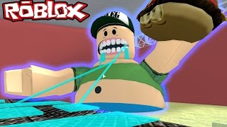 НАС СОЖРАЛ ОГРОМНЫЙ ЛЮДОЕД! - ROBLOX