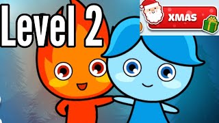 LuckyBoy And PrettyGirl Level 2 Xmas Neol Android iOS Crystal Temple Maze Walkthrough Solution
