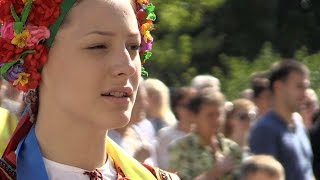 У Житомирі святковим флешмобом відзначили 24-ту річницю Незалежності України - Житомир.info