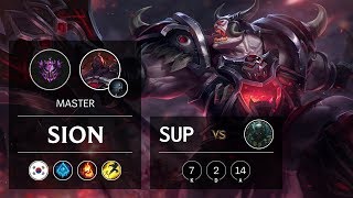 Sion Support vs Pyke - KR Master Patch 9.6