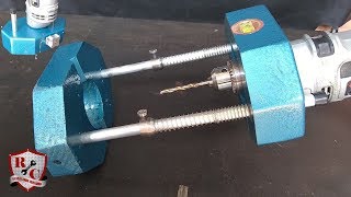 INGENIOSA HERRAMIENTA CASERA PARA TALLER ~WORKSHOP~ / THE BEST SUPPORT for Manual Drilling