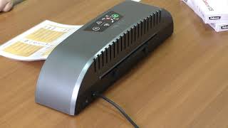 Как заламинировать документ на Fellowes Calibre