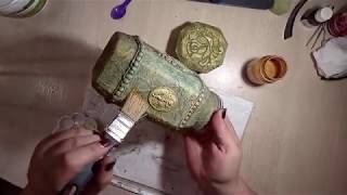 Декупаж баночки из под кофе. М.К. 2